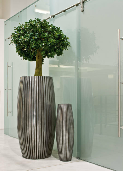 Aluminium planters