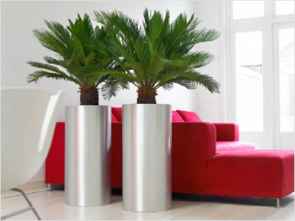 Aluminium planters