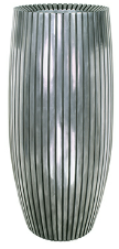 Lines aluminium finish planter